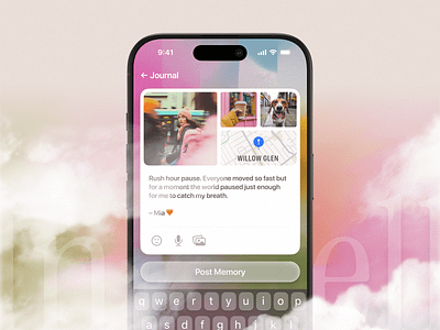 Inkwell, a calm, personal space for everyday reflection. app branding clean design illustration logo minimal mobile ui ux