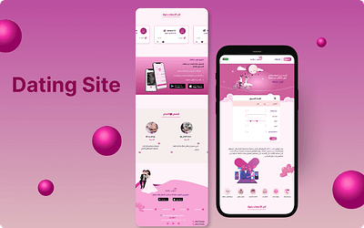 Dating Site figma ui uiux website