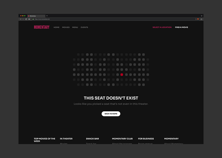 - order page - マル Daily UI 008 - 404 Page Design by Davi Cangerana on Dribbble