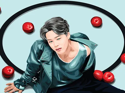 Park Jimin design digital art graphic design illustration vector