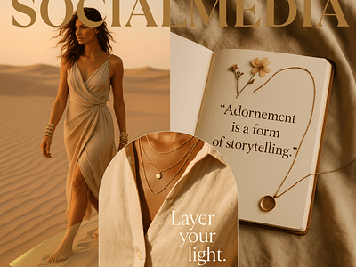 Jewelry Brand Social Media Posts, Graphic Design brand identity development branding design facebook post graphic design illustration instagram post pinterest pins social media social media design social media graphics social media marketing social media pack social media post social media post designs social media templates