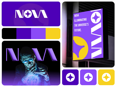 Nova- Logo / Branding / Animation 2d animation animation brand identity branding branding kit graphic design intro logo motion graphics nova