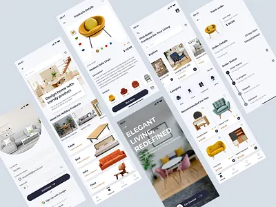 Furniture Store app design 3d app design app design branding clean design dashboard design for you furniture app design hero section landing page modern design number 1 design prototype trendy design ui uiux design user experience user interface ux web site design wireframe