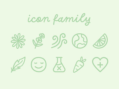 CoS Icon Family branding design graphic design illustration vector