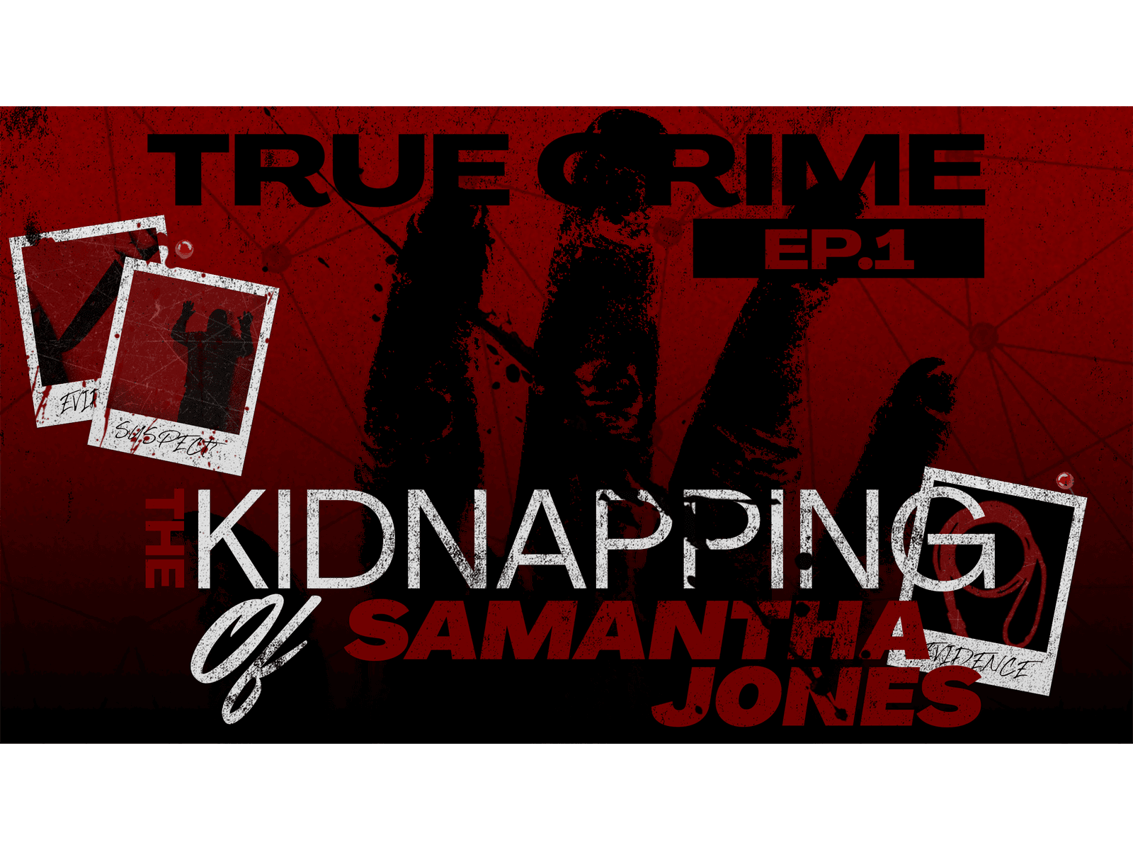 True Crime Documentary Youtube Thumbnail crime design documentary graphic design suspense thriller thumbnail true crime youtube youtube thumbnail