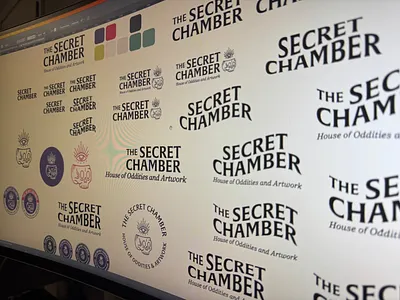 The Secret Chamber Logo Refresh – Oddities Shop Visual Identity adobe brand design brand identity brand identity design branding bts combination mark design figma illustration illustrator lockup logo logo design logo designer logomark logos wordmark