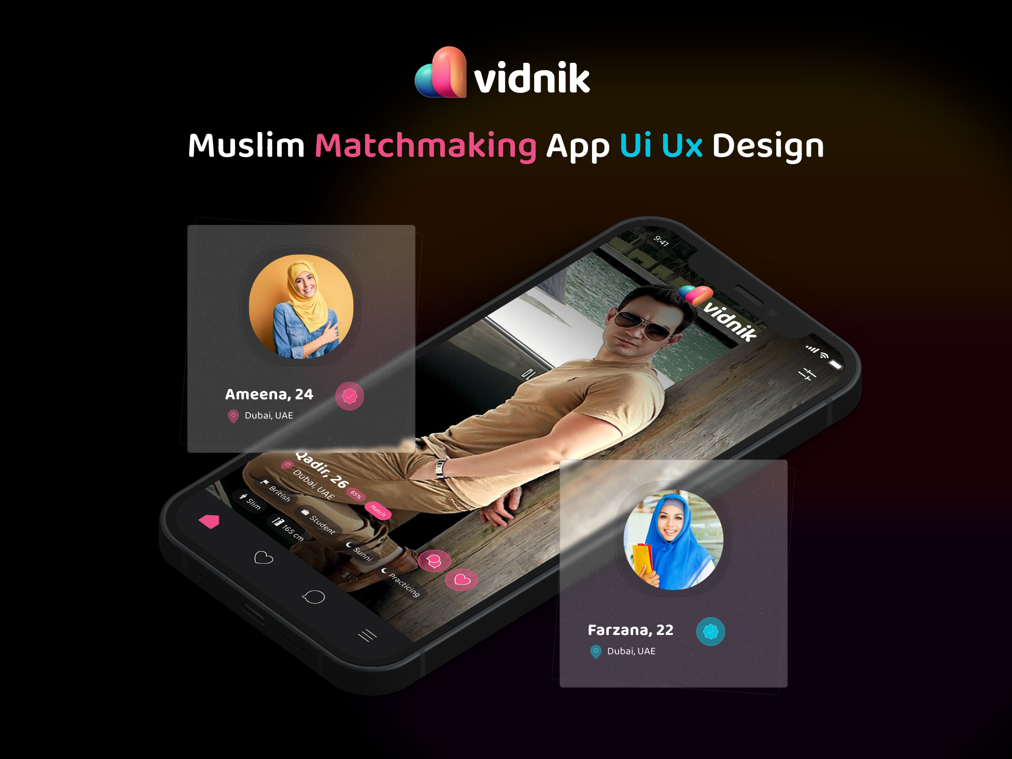 Muslim Matchmaking App Ui Ux Design ui ux