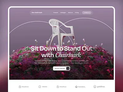 3D Motion Graphics and UI Design 3d after effects animation blender branding chair figma flowers furniture landing page motion graphics nature ui website