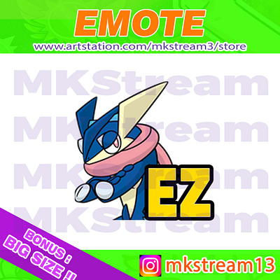 Stickers Emotes pokemon greninja ez animated emotes anime chibi cute design discord emotes ez frog greninja greninja emoji greninja stickers illustration kick pokemon pokemon stickers stickers sub badge toad twitch emotes