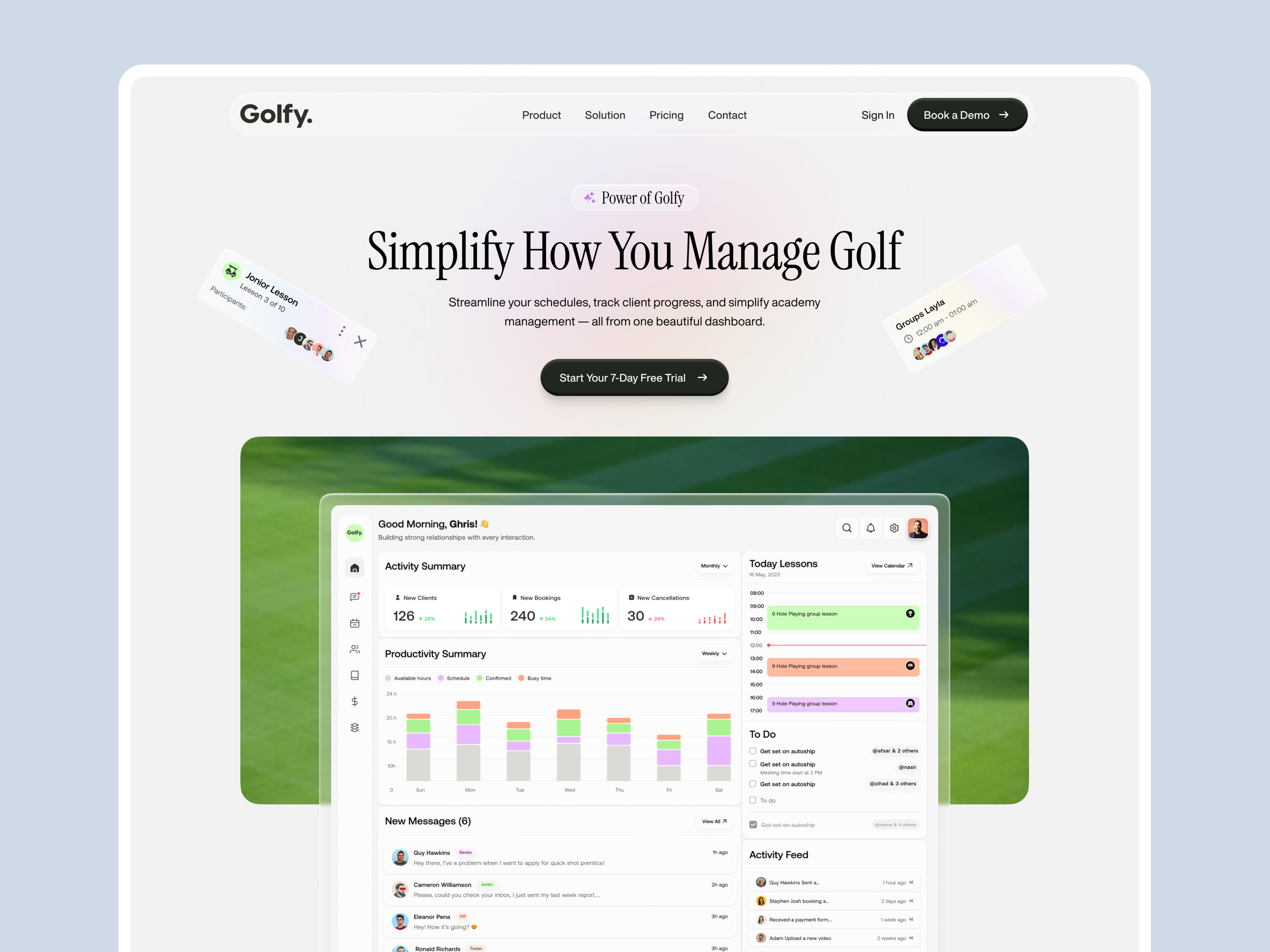 Example of Saa S Website Design & Development