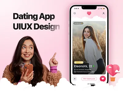 Singlish Cupid - Dating App app ui bumble creative dating dating app dating application graphic design ios mobile online dating social media swipe tinder typography ui design