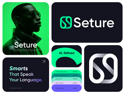Seture Branding ai branding blockchain branding brand design brand identity brand identity design brand mark branding branding design creative logo crypto branding fintech branding futuristicbranding logo logo design logo presentation minimal logo modern branding startup branding tech branding visual identity