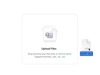 Upload files animation made with Rive animation dashboard import product design saas upload web app