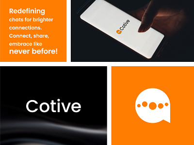 Cotive - Logo Design abstract logo app branding brand identity brand identity design branddesigner branding chat app icon chat logo chatbot logo clean logo communication logo creative logo design logo mark message icon messaging logo minimal logo modern logo startup logo tech logo