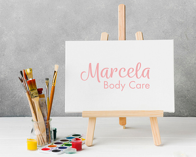 Logo body care brand branding branding business design graphic design logo pink