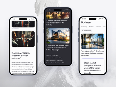 News portal app design dark mode design mobile mobile app mobile app design news news app news portal ui ui design uiux design ux ux design web design webdesign website