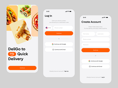 Onboarding, Login, Sign Up and Forget Password confirm email confirm password create an account forget password input field log in login mobile news onboarding pop up register registration sign in sign up signin signup splash screen ui ux