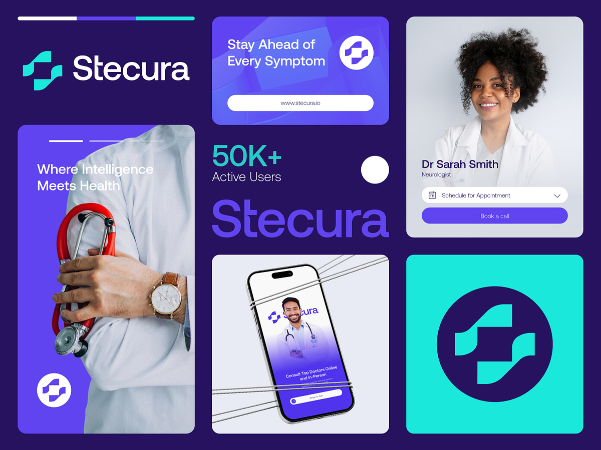 Stecura Medical Health and Wellness Visual Identity Design Image 0