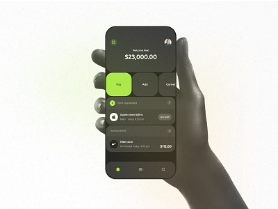 Mobile banking banking app dark theme digital banking interaction design ios mobiel app design mobile banking online banking uiux