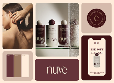 Nuvé – Luxe Haircare Branding & Packaging Design 3d boldbranding branding branding identity brandingagency creativedirection design designstudio graphic design logo luxedesign luxurybranding minimalbranding packagingdesign visual idenity