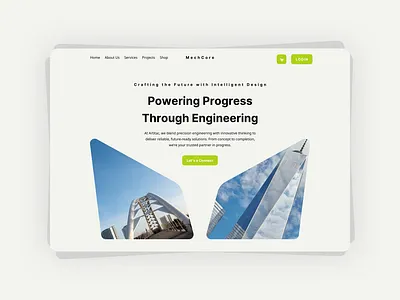 MechCore - Landing Page engineeringinnovation futureready landingpagelaunch mechanicalsolutions mechcore smarttech