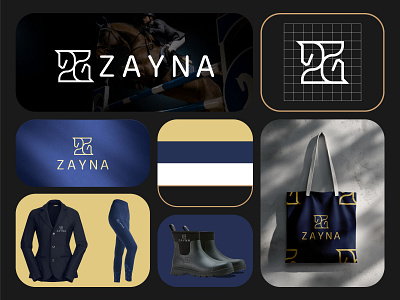 Letter Z, Zayna equestrian wear Logo branding ! brand identity branding creative logo equestrian wear logo branding fusion logo design letter z logo design logo design minimal logo design z and horse logo z icon logo