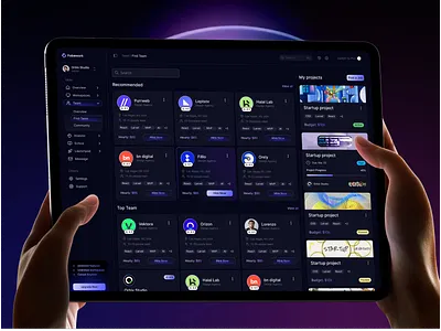 Team Management Dashboard UI Design admin analytic performance dashboard chart chart dark platform graph crm dark mode ui dark ui dashboard dashboard design dashboard ui dashboard ui design design interface management dashboard minimal design saas team team management dashboard ui ux