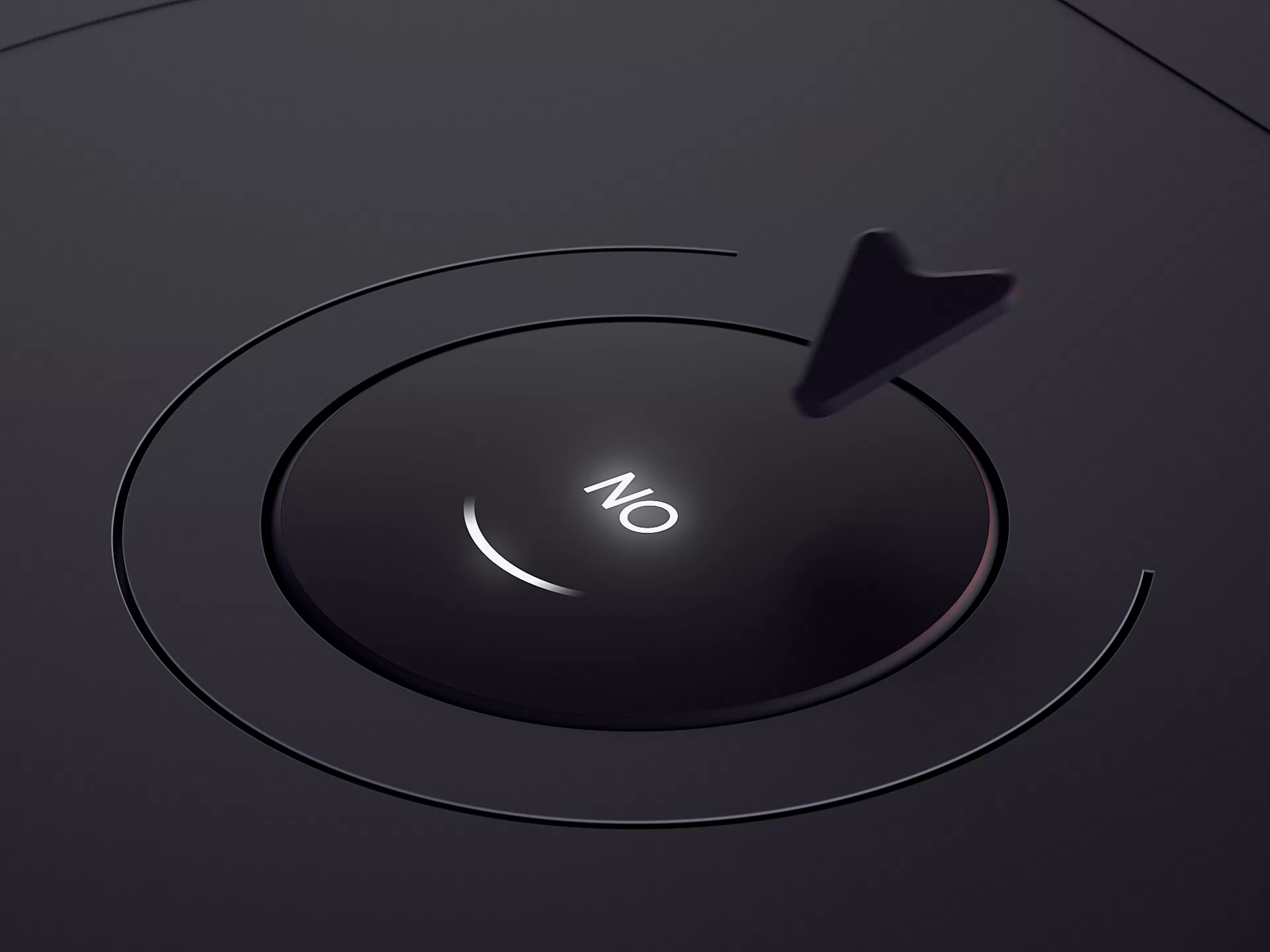 Example of Circular Animation CG Render Concept Button UI/UX Physical