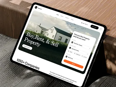 Real Estate Website Design buy home house landing page listing luxury website property real estate real estate landing page real estate web real estate website realestate rent sell ui uiux web web design website