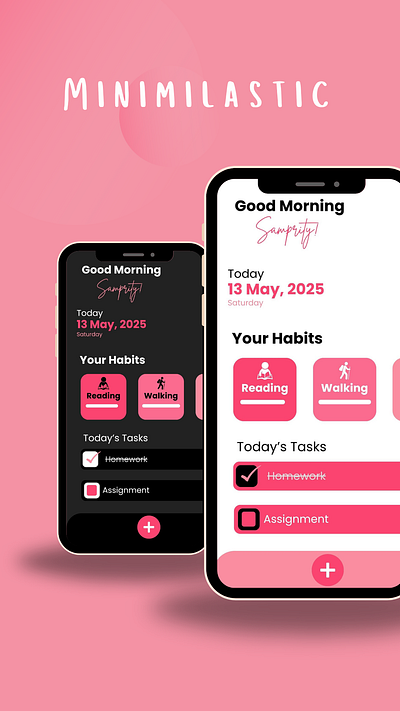 A Minimilastic To-Do App branding ui