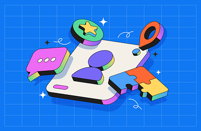 Sipmle Isometric illustrations 3d app data design digital flat graphic design illustration isometric lottie minimalistic pop profile seo ui web