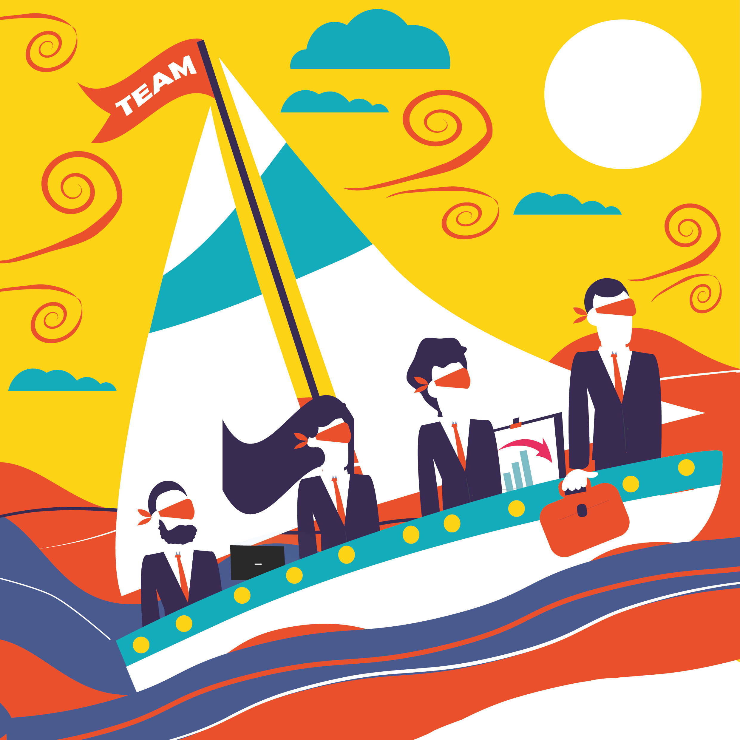 Without data, you're just guessing! design graphic design illustrated illustration vector