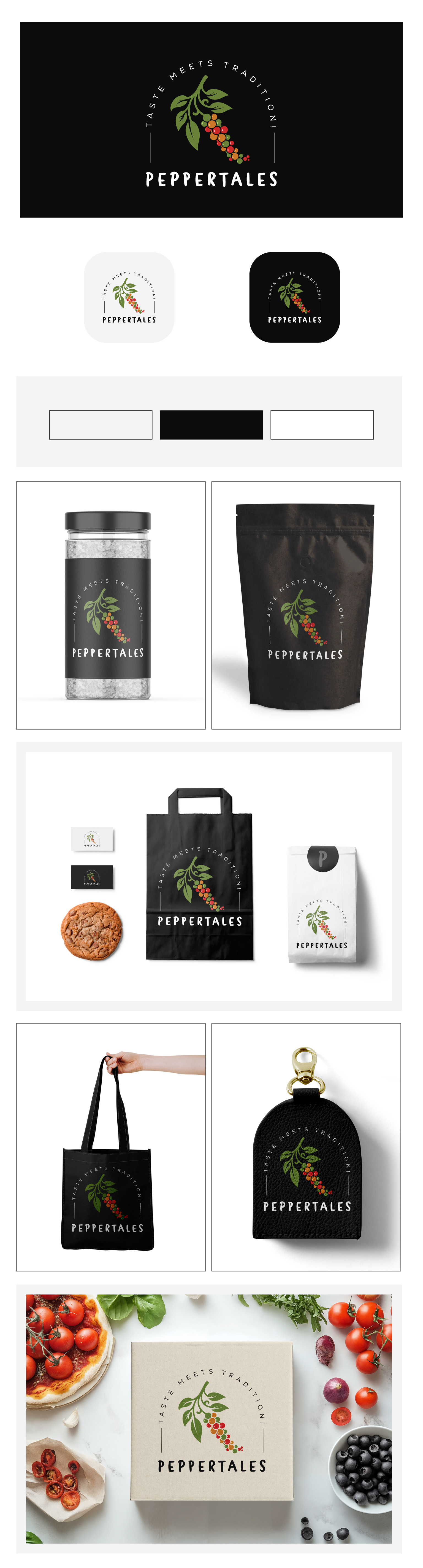 PepperTales Logo adobe illustrator adobe photoshop authentic branding flavor food graphic design heritage logo logo design meals modern nostalgia pepper pepper tales recipes restaurant spices tales tradition