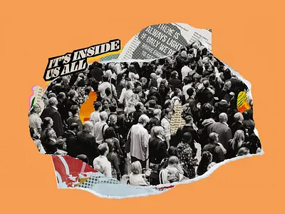 Society 2d animation character animation collage community crowd motion design motion graphics motivation paper cut people public protests social justice society