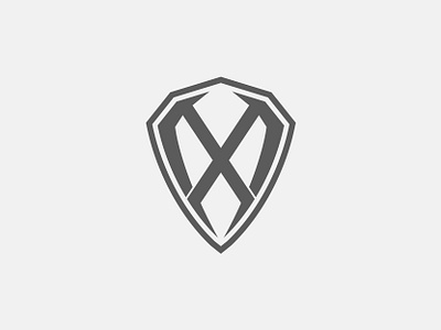 Letter VX and shield logo concept letter vx logo logo letter vx logo vx monogram vx logo shield logo vx logo