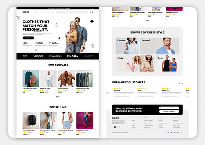 Clothing Ecommerce Platforms Website UI app branding design e commerce graphic design illustration logo online shopping typography ui ux vector