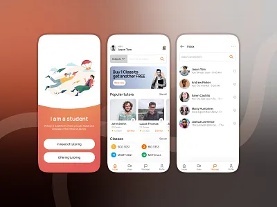 Tutor Finding Mobile App - Personalized Learning at Your best app design course app e learning education website learning app design mobile learning mobile ui modern app ui netro netrosystems software agency study tutor app ui tutor website tutors ui uidesign webdesign