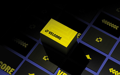 Velcore Brand Identity 3d animation branding design download free freebie graphic design illustration logo mockup mockup cloud mockupcloud motion graphics ui