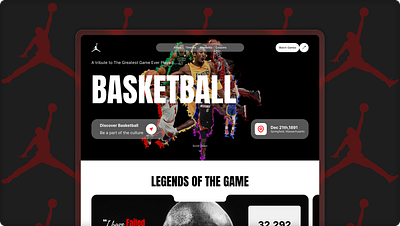 Tribute to Basketball design graphic design illustration typography ui vector