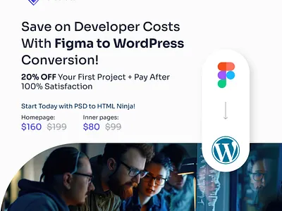 Figma to WordPress by PSDtoHTMLNinja code convert converter designtocode figma figmatowordpress graphic design wordpress