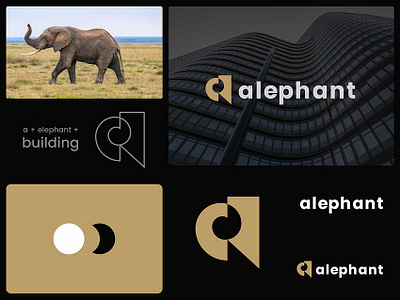 A Letter Real estate Logo a a letter a logo branding design elephant elephant logo elephant mark graphic design home house logo logo identity logo mark logos real estate real estate logo realtor vector