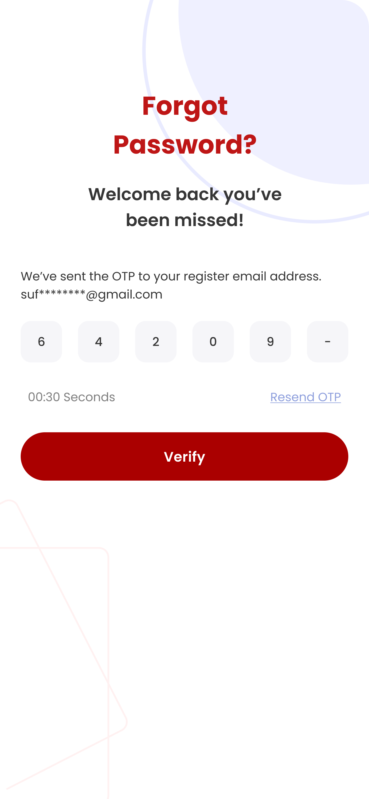Example of Mobile App UI Design For Android & I Os