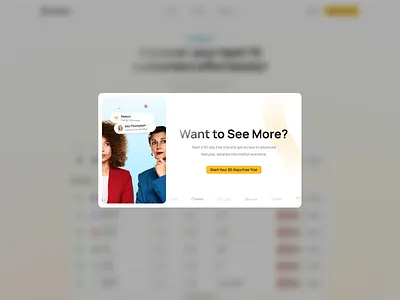 Modal ai b2b chatgpt landing landing page modal open ai popup saas trend trend landing page ui ux webdesign