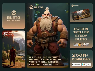 BLETO – Branding for an Immersive Online Gaming Experience animation app design appstorebranding brand brand design brand identity branding characterbranding esportsdesign game platform game streaming gamebranding gamemarketing gamingui online streaming onlinegamedesign techwitpro ux video streaming web
