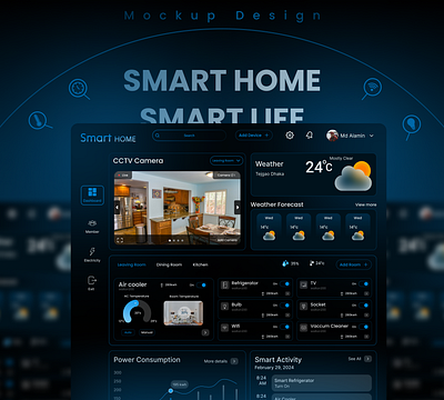 Smart Technology UI designs, themes, templates and downloadable graphic ...