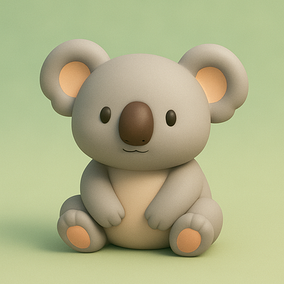 Koala bear - 3D 3d ai