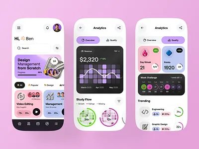 Personalized Learning Progress app app design college e learning education learning learning platform mobile app mobile app design mobile design mobile ui online class online course online education school university
