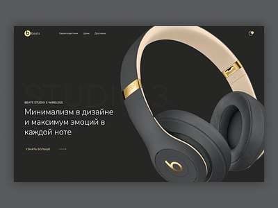Product Page in Dark Mode colorpalette conceptdesign darkmode darktheme landingpagedesign luxuryfeel minimaldesign productpage uidesign visualexploration