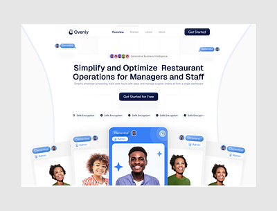 OVENLY WEBSITE (SAAS MANAGEMENT DASHBOARD) dashboard management saas scheduling ui uidesign uiuxdesign uxdesign
