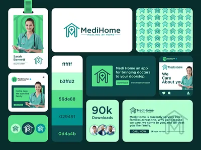 Medical/ Healthcare logo, branding, rebranding brand identity branding kit clinic healthcare healthcare logo lab logo logo design logo rebranding medical medical logo